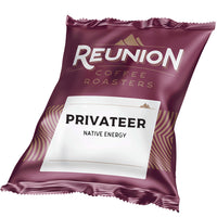 Reunion Coffee Roasters Privateer Dark Fraction Coffee - 24 Pack - 2.5 oz-24 x 2.5 oz fraction packs per box