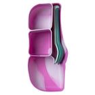 b.box Silicone Bento Tray Lunchbox - Cosmic-Bento tray styles feature a handy slot for nesting lunchbox cutlery or snacks and a whole fruit section for apples or pears