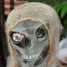HOMCOM Animated Half-Body Mummy Halloween Decoration-Versatile decoration fits homes, parties and public spaces for unique scares 