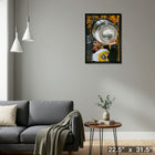 Sidney Crosby Pittsburgh Penguins Kissing Cup - Framed Canvas - 22" x 31"-Ready to hang - arrives fully assembled