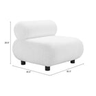 Zuo Rahat Accent Chair - White-6