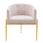 Modway Savour Tufted Performance Velvet Accent Chair - Pink-Chair Weight Capacity: 300 lb