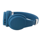 Basic Tech Wireless Over The Ear Foldable Headphones - Sea Blue-Built-in microphone