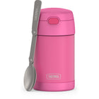 Thermos FUNtainer Food Jar with Spoon - 470 mL - Neon Pink-Sweat-proof exterior