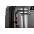 Bugatti Nashville 21.5" Hardside Carry-on Luggage - Charcoal-Double 360-degree spinner wheels (8 wheels)