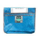 C-Line Medium Chair Cubbie - 15" - Seaside Blue - 2 Pack-Personalize the holder by inserting a name card into the vinyl pocket that is stitched to the top of the Chair Cubbie 