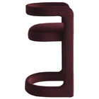 Modway Winslow Performance Velvet Counter Stool - Mulberry-Dense Foam Padding