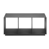Zuo Kokos Coffee Table - Charcoal-Powder Coated Aluminum rectangular shape tabletop