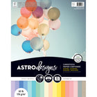 Astrodesigns Colour Cardstock Paper - 8.5" x 11" - Pastel Assortment - 72 Pack -Acid-Free and Lignin-Free Printing Paper