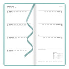 Letts 2026 Woodland Week-to-View Planner with Embossed Cover - 6-7/8" x 3-1/8" - Green - Multilingual -Semi-flexible, soft-touch cover with an embossed design