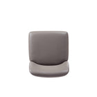Manhattan Comfort Serena 23.62" Modern Faux Leather Upholstered Dining Chair - Grey-20.47" L x 20" W x 32.68" H