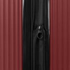 Swiss Mobility JFK Collection 26" Hardside spinner luggage - Red-Zipper-release expansion system for 20%. more packing space