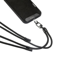 Evry Rope Crossbody Phone Strap - Black/Black-Compatible with all smartphones
