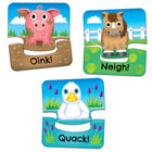 University Games The Learning Journey My First: What Sound do I Make - Animal Sound Matching Puzzle - Early Learning Sound Recognition Game - Interactive First Puzzle For Toddlers-Boost confidence & self-esteem