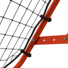 Soozier Adjustable Soccer Rebounder - Red-Foldable design allows for flat storage - Great for garages, closets, or transport in your car

