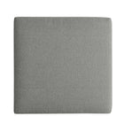 Modway Tahoe Outdoor Patio Powder-Coated Aluminum Ottoman - Grey-Assembly Required