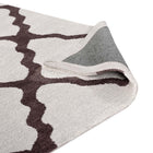 Modway Marja Moroccan Trellis Area Rug - 8 ft W x 10 ft L - Brown/Grey-High Density / Machine-Woven