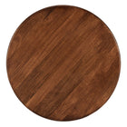 Modway Rivian Round 34" Coffee Table - Walnut-6