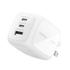Belkin BoostCharge Pro 70 W 3-Port USB GaN Wall Charger-Fast Charge your iPhone 16 Pro from 0-50% in 27 minutes, Samsung S25 from 0-50% in 26 mins, Chromebook, iPad Air 13 and MacBook Air 13 