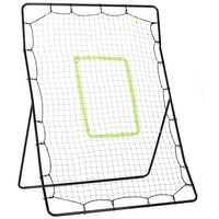 Soozier 4 x 5.7 ft Volleyball Rebounder Net - Baseball Lacrosse Training Aid-Powder coated steel frame for easy transport to practice fields 
