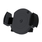 ALOGIC Rapid Air Vent Mount Wireless Charger with Qi Technology-The easy-mount mechanism lets you mount or dismount the phone in seconds by a single-handed operation. Mount the phone by placing it on the rubberized charging surface and gently pushing the phone to activate the trigger button to close the side arms. To dismount the phone simply press the release bars to open the side arms and remove the phone with ease.