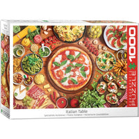 Eurographics Italian Table Puzzle - 1000 Pieces-Recycled board