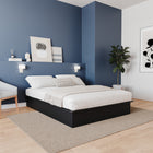 Nexera Valere Platform Bed - Queen Size - Black-Easy Assembly Instructions: Enjoy a hassle-free setup with clear assembly documents provided. Our user-friendly instructions guide you through each step, making assembly a breeze