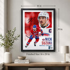 Frameworth Nick Suzuki Canadiens Portrait Collage - Framed Print - 16" W x 20" L-6