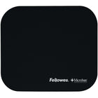 Fellowes Microban Ultra Thin Mouse Pad - Black-Durable polyester surface withstands daily wear and tear