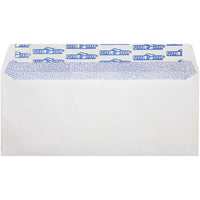 Jam Paper #10 Booklet Envelopes with Security with Peel & Seal - 4 1/8" H x 9 1/2" W - White - 100 Pack-Color: White with Security Tint