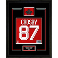 Frameworth Sidney Crosby Jersey Number Hockey Canada 2026 - Framed Print - 16" x 20"-Officially licensed Hockey Canada 2026 jersey number print featuring Sidney Crosby