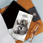 DateWorks 2026-2027 Monthly Pocket Planner - 3.5" x 6.5" - Cuddly Kittens - Bilingual-100% plastic free