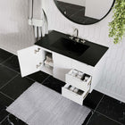 Modway Vitality 36" Bathroom Vanity - White/Black-Wall-Mount Design