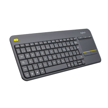 Logitech Wireless Touch-Keyboard K400 Plus, Black, French | staples.ca