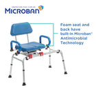 Journey SoftSecure Rotating Transfer Bench with Microban-Built in Microban antimicrobial protection helps resist bacteria mold and mildew for improved hygiene