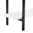 Manhattan Comfort Celine 70.87" Modern Console Table - White-13.98" L x 70.87" W x 22.64" H