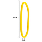JAM Paper Colourful Rubber Bands - Size 33 - Yellow - 100 Pack-Stay stylishly organized by keeping bundles of mail, folders and paperwork together around the home, at school, or in the office.