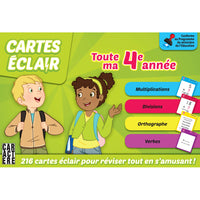 Éditions Caractère Flashcards - My whole year 4th grade  - French-The cards are grouped by theme, which aims to help the learner organize and memorize the concepts covered