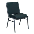 Flash Furniture HERCULES Series Heavy Duty Stack Chair - Green Patterned Fabric-Contemporary Style