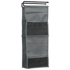 Locker Gear Hanging Locker - Shelf Fabric - Grey-Maximize locker space with a compact and efficient hanging shelf design