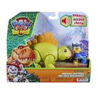 PAW Patrol Dino Movie Roaring Pup Pals, Dino with Sounds & Figure - Various Styles - Ages 3+-Skill-Building Fun: This learning toy helps preschoolers aged 3 and up understand cause-and-effect as they interact with the stomp activated sounds and movements