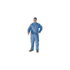 Kimberly-Clark Coveralls Kleenguard A20Blue w/Zip Elastics, Large, 12 Pack (58503)-Material: SMS