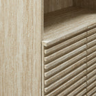 Modway Render Tall Faux Travertine Linen Storage Cabinet - Travertine-Faux Travertine Laminate