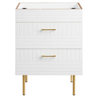 Modway Daybreak 24" Bathroom Vanity Cabinet - White-Modern Bathroom Vanity