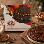San Andrés Chocolate Almond Turrón Cake - 150 g-Crafted with premium milk chocolate