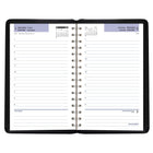 AT-A-GLANCE 2027 Daily Appointment Book - 8" H x 4-7/8" W - Black - Bilingual-One weekday per page
