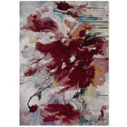 Modway Blume Abstract Floral Area Rug - 4 ft W x 6 ft L - Multicolored-Vibrant Abstract Floral Area Rug
