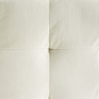 Modway Contour Tufted Cube Performance Velvet Ottoman - Ivory-Dense Foam Padding