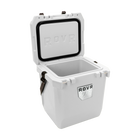 RovR CoolR 25 Quart Hard Cooler with Shoulder Strap - Powder-Up to three days ice retention keeps your food fresh and beverages cold