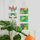 Art 101 DIY Hanging Canvas Art Set - 2 Pack-Your finished work doubles as home decor once complete, simply hang and display